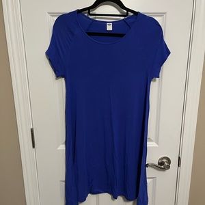 Royal blue Old Navy T-shirt dress